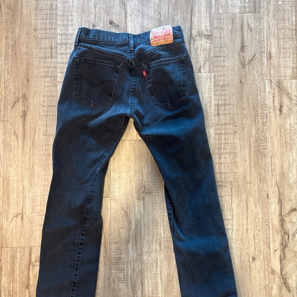 Levi's 501 29/32 Black Men's Straight-Leg Jeans